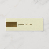 テクスチモダンャ銅パターンパーソナルコンサルタント スキニー名刺 (正面)