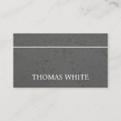 テクスチモダンュグレー白線コンサルタはっきりしたント 名刺 (正面)