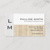 テクスチャと木目 名刺 (正面)