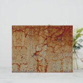 テクスチャのオレンジ色の錆のヴィンテージ素朴分離 (スタンド正面)