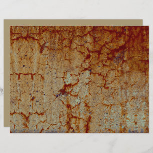 テクスチャのオレンジ色の錆のヴィンテージ素朴分離