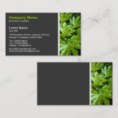 テクスチャのトーン葉- 名刺 (正面/裏面)