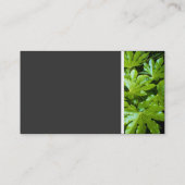 テクスチャのトーン葉- 名刺 (裏面)