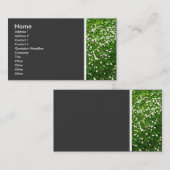 テクスチャのトーン(デイジー芝生II) 名刺 (正面/裏面)