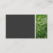 テクスチャのトーン(デイジー芝生II) 名刺 (裏面)