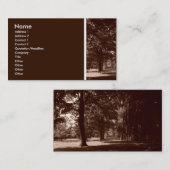 テクスチャのトーン(パーク内) II 名刺 (正面/裏面)