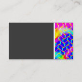 テクスチャのトーン – フラクタル抽象芸術 名刺 (裏面)