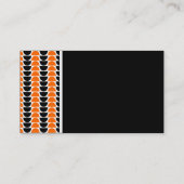 テクスチャのトーン – 交互のクレセント 名刺 (裏面)