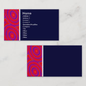 テクスチャのトーン（共振） カスタマイズ -  名刺 (正面/裏面)