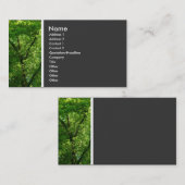 テクスチャのトーン(木III) 名刺 (正面/裏面)