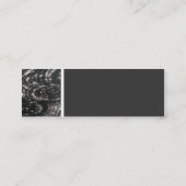 テクスチャのトーン(池の雨) II スキニー名刺 (裏面)