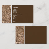 テクスチャのトーン(海と砂) カスタマイズ - 名刺 (正面/裏面)