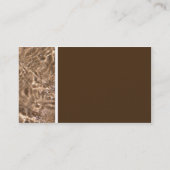 テクスチャのトーン(海と砂) カスタマイズ - 名刺 (裏面)