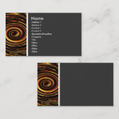 テクスチャのトーン（渦巻き） - IV 名刺 (正面/裏面)