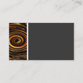 テクスチャのトーン（渦巻き） - IV 名刺 (裏面)