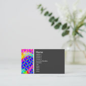 テクスチャのトーン（美しい波） 名刺 (スタンド正面)