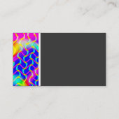 テクスチャのトーン（美しい波） 名刺 (裏面)