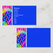 テクスチャのトーン(美しい波) – 青 名刺 (正面/裏面)