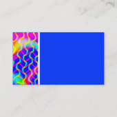 テクスチャのトーン(美しい波) – 青 名刺 (裏面)