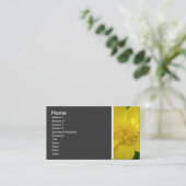 テクスチャのトーン(Buttercup) II 名刺 (スタンド正面)