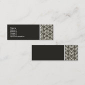 テクスチャのトーン – Terrazzo Pattern - (201F1B) スキニー名刺 (正面/裏面)