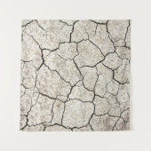 テクスチャの亀裂構造の背景 タペストリー (正面(横))