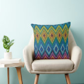 テクスチャの喜び：繊維の針仕事のピロをスロー クッション (椅子)