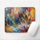 テクスチャの太絵を描いパターン マウスパッド (マウス)