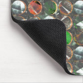 テクスチャの暗い円 マウスパッド (コーナー)