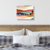 テクスチャの横 キャンバスプリント (インサイチュ (寝室))