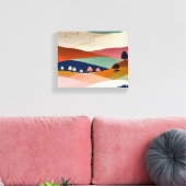 テクスチャの横 キャンバスプリント (インサイチュ (リビング))