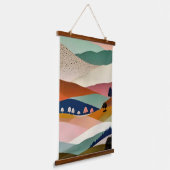 テクスチャの横 吊り下げ型タペストリー (傾斜あり)