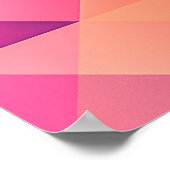 テクスチャの背景の正方形タイル ポスター (角)