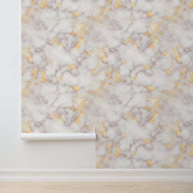 テクスチャアイボリー大理石ランニングと金ゴールドの粒子 壁紙 (アプリケーション)