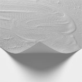 テクスチャアク絵画リルの白 ラッピングペーパー (角)