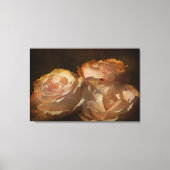 テクスチャアフタヌーンシャドウバラキャンバス印刷 キャンバスプリント (正面)