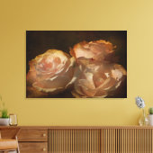 テクスチャアフタヌーンシャドウバラキャンバス印刷 キャンバスプリント (インサイチュ (リビング))