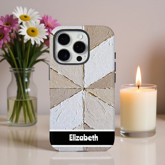 テクスチャインパストニュートラル幾何頭が切れる電話 Case-Mate iPhoneケース