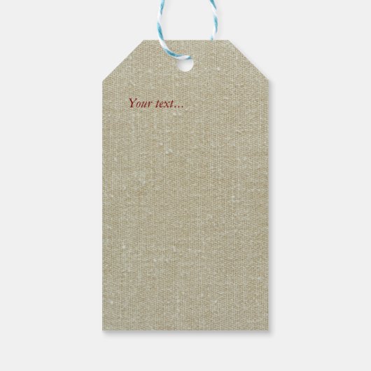 テクスチャエレガントエフェクトフローラクラフト ギフトタグ (裏面)