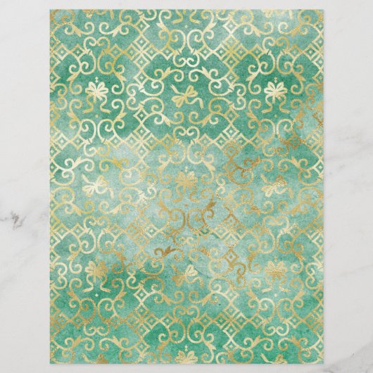 テクスチャエレガントスクラップブック紙 (正面)