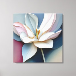 テクスチャエレガントフローラアート キャンバスプリント