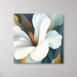 テクスチャエレガントフローラアート キャンバスプリント