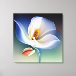 テクスチャエレガントフローラアート キャンバスプリント