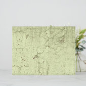 テクスチャオリーブ緑のヴィンテージ素朴分離 (スタンド正面)