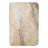 テクスチャオーガニックリッピングされた自然なレイヤ バスマット (正面縦)