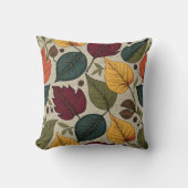 テクスチャカラフルバックグラウンドの紅葉 クッション (正面)