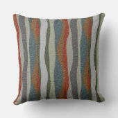 テクスチャカラフルヘリンボストライプのーン クッション (裏面)