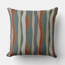 テクスチャカラフルヘリンボストライプのーン クッション