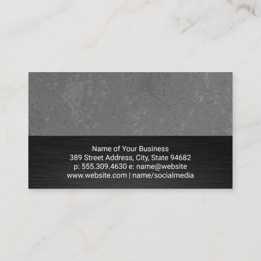 テクスチャカラーブロック 名刺 (裏面)