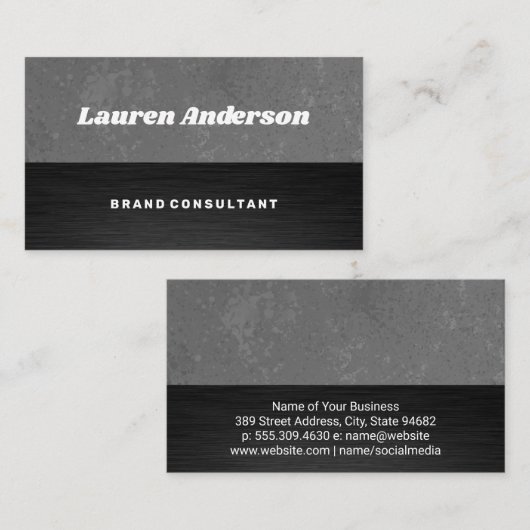 テクスチャカラーブロック 名刺 (正面/裏面)